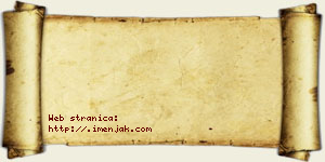 Rada Bačević vizit kartica